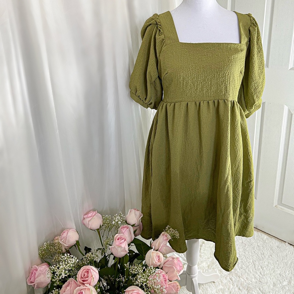 Olive Baby Doll Dess